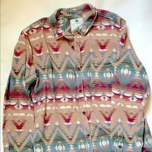 On The Byas Men’s XL Southwest Allover Long Sleeve